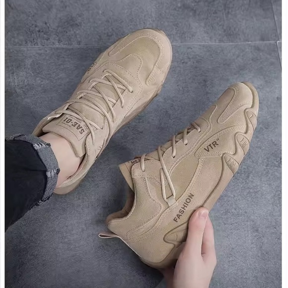 men shoes breathable non slip work shoes sneakers outdoor walking - Picture 3 of 3